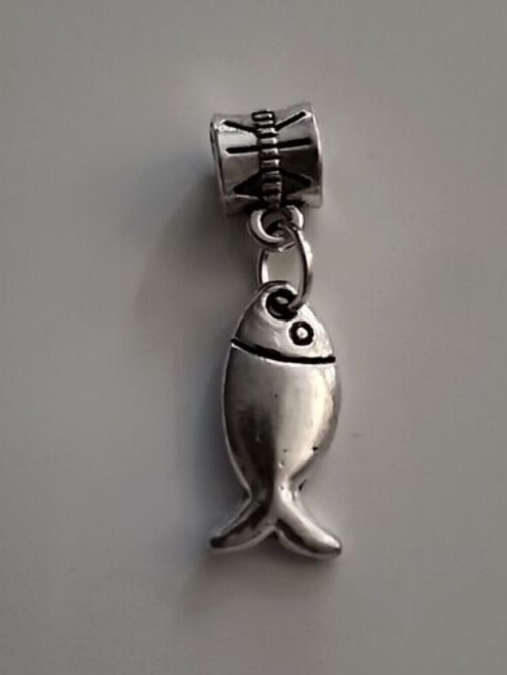 Fish Dangle Charm Will FIT Pandora and other European Systems or Penda